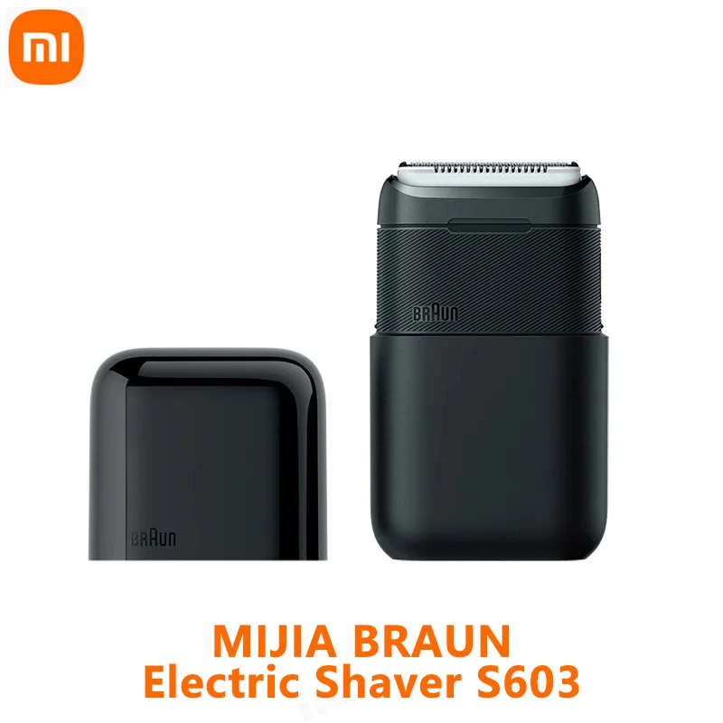 

Электробритва XIAOMI MIJIA BRAUN 5603, портативная мини-бритва с гибкой головкой, водонепроницаемое моющееся бритье с 2 головками, триммер для бороды, ...