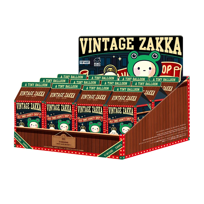 Pop Mart BOBO &amp COCO Ретро продуктовый магазин фигурка