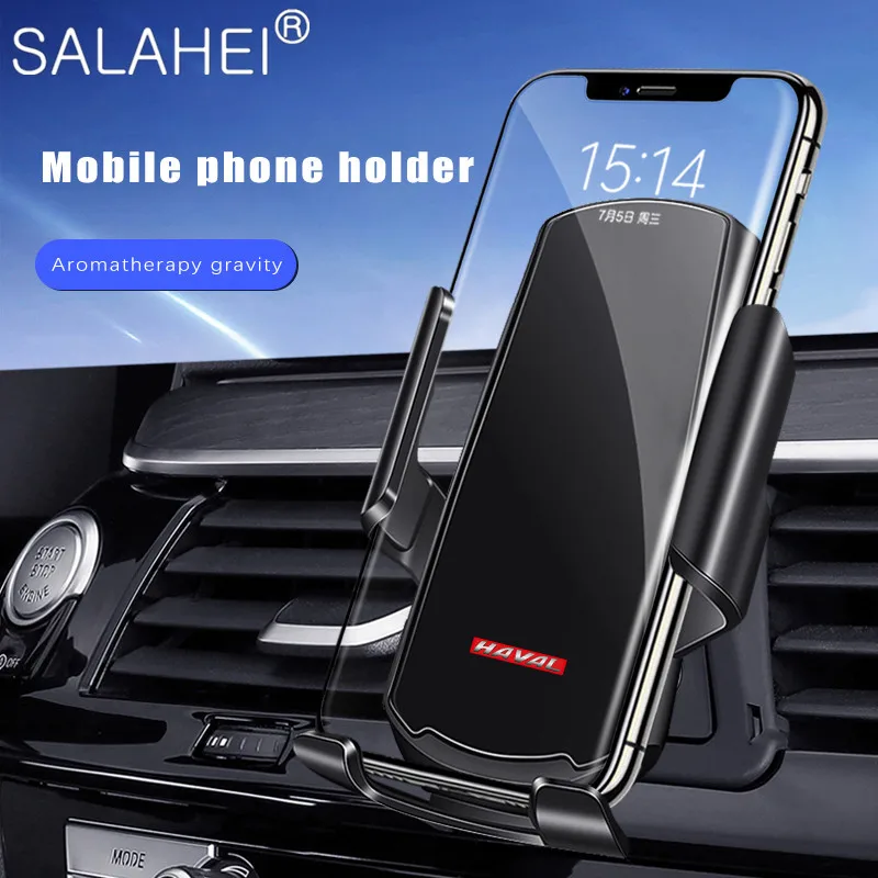 

Gravity Car Mobile Phone Holder Air Outlet Clip Mount Stand For Great Wall Haval Hover H3 H5 H2 H1 H6 H8 H9 Auto Accessories