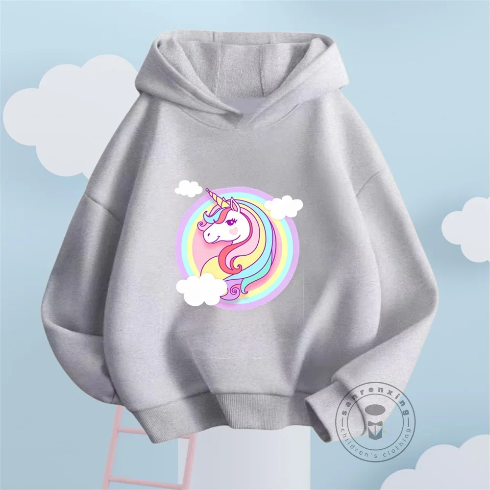 Детская толстовка с длинным рукавом на возраст 2-16 лет