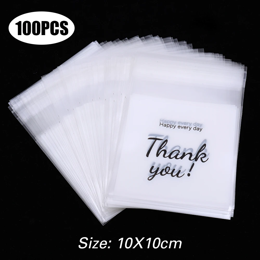 

Пластиковые самоклеящиеся пакеты для конфет 200/100 шт.