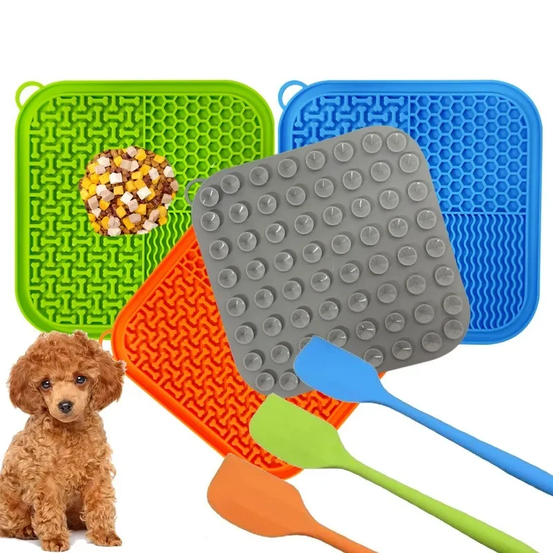 Коврик для лизания медленная кормушка собак и кошек подушка премиум-класса с