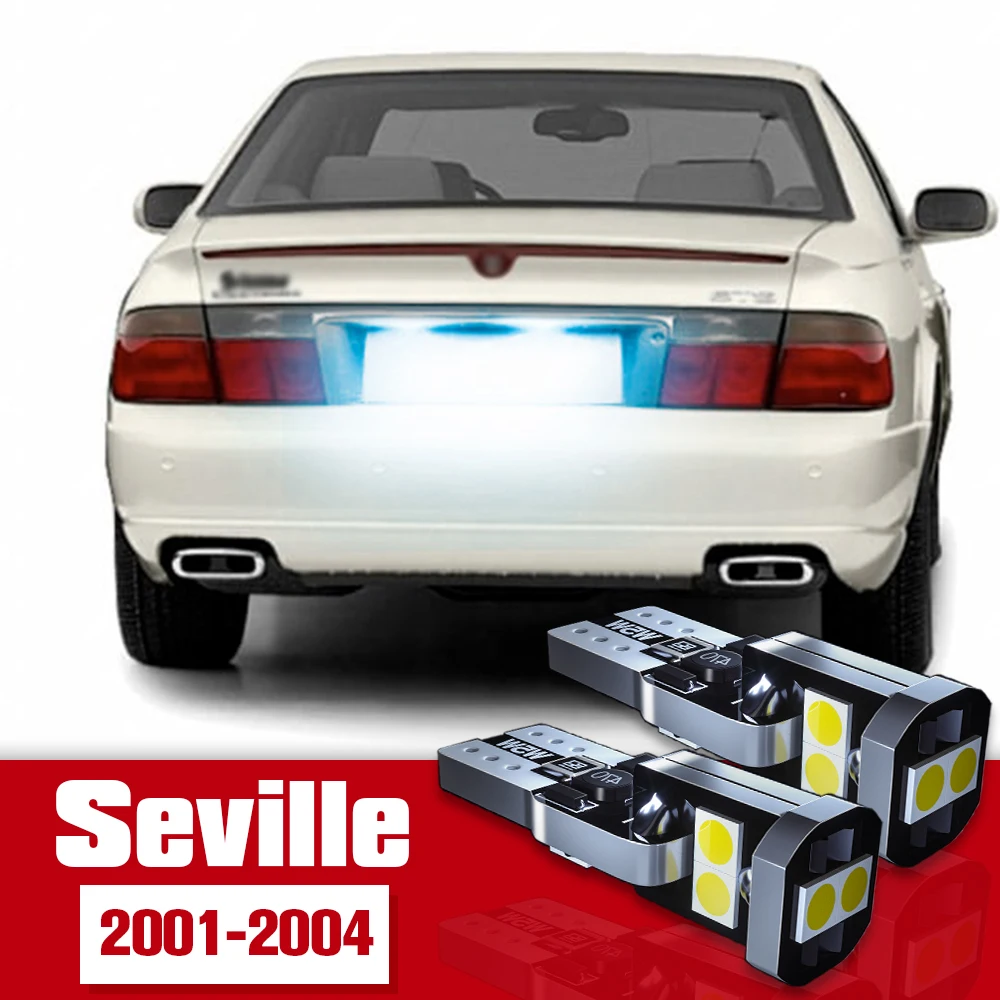

2pcs License Plate Light Accessories LED Bulb Lamp For Cadillac Seville 2001 2002 2003 2004