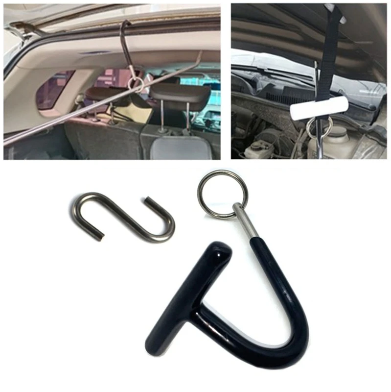 

Dent Repair Tool Rod Hanger Heavy Duty Powerful Car Dent S-Hook Car Bodywork Panel Repair Stainless Steel Leverage Tool