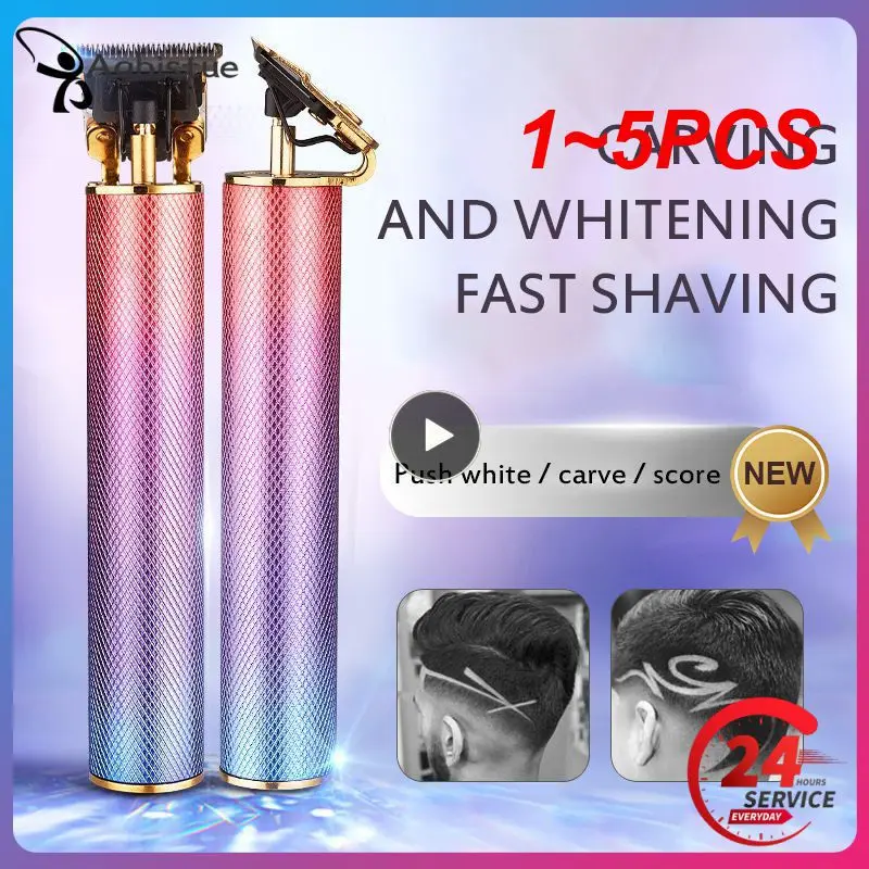 

1~5PCS Digital Display T9 All Metal Shaver Travel Portable Electric Barber Electric Pusher Hair Cutting Machine for Women Neuk