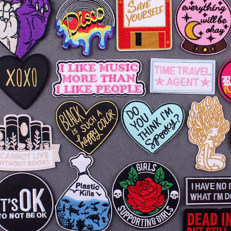 Нашивка с надписью вышитые нашивки для одежды сделай сам феминизм железные на