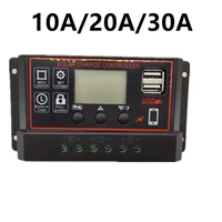 1224v lcd display solar charge controller usb output high definition auto solar time controller panel regulator