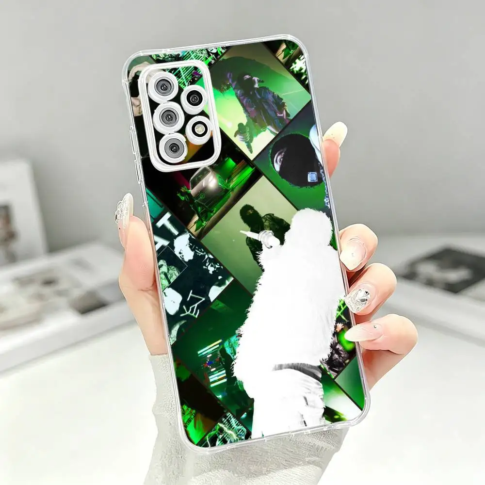 Фото Модный прозрачный силиконовый мягкий чехол для телефона Singer Trendy Yeat Lifestyle для Samsung S30 S25 S24 S23 S22 S21 Ultra Plus №2