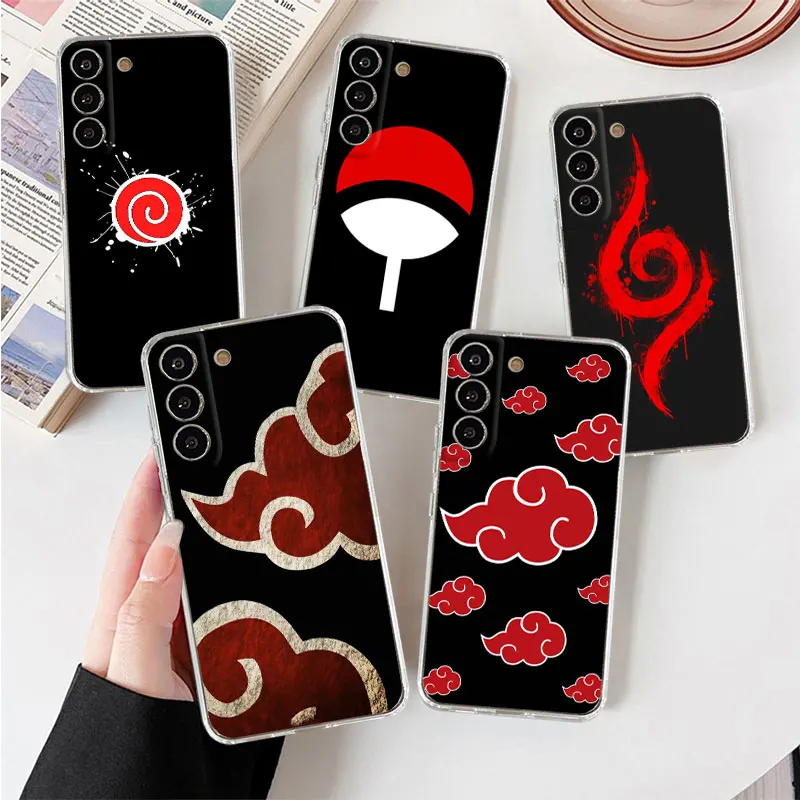 

Logo Cool Clear Case For Samsung Galaxy S22 S20 FE S21 S10 S9 Plus Note 20 Ultra 10 Lite Transparent Phone Shell N-Narutos