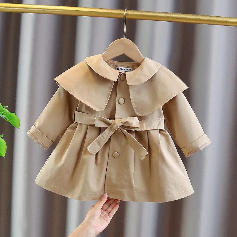 

Осеннее пальто для девочек, детская верхняя одежда для детей 1-4 лет, Детская ветровка, куртка, одежда на день рождения