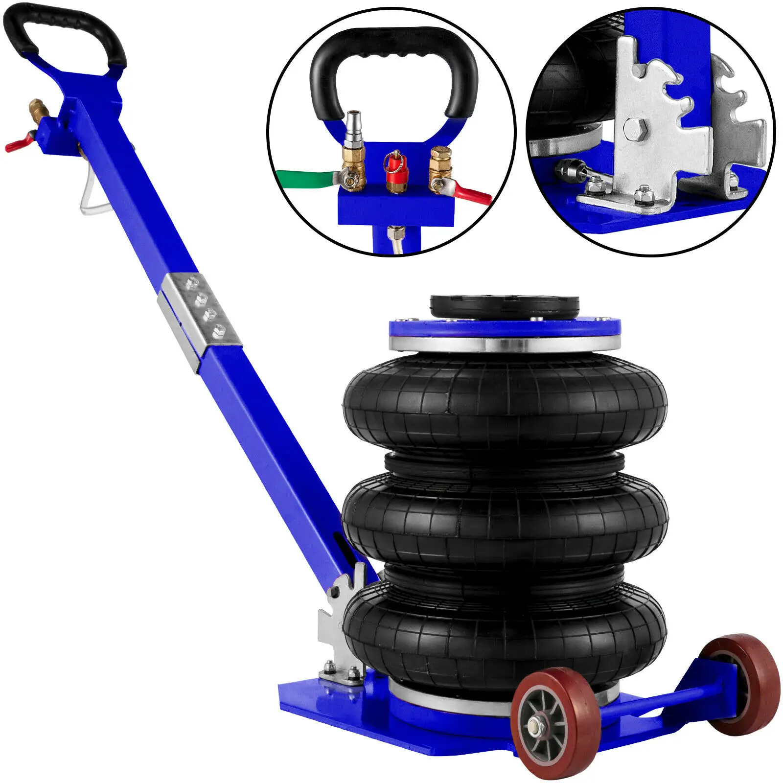 

5 Tons Air Jack, 5T 11000 Pound Air Jack, Pneumatic Car Jack Jack Socket with Folding Handle