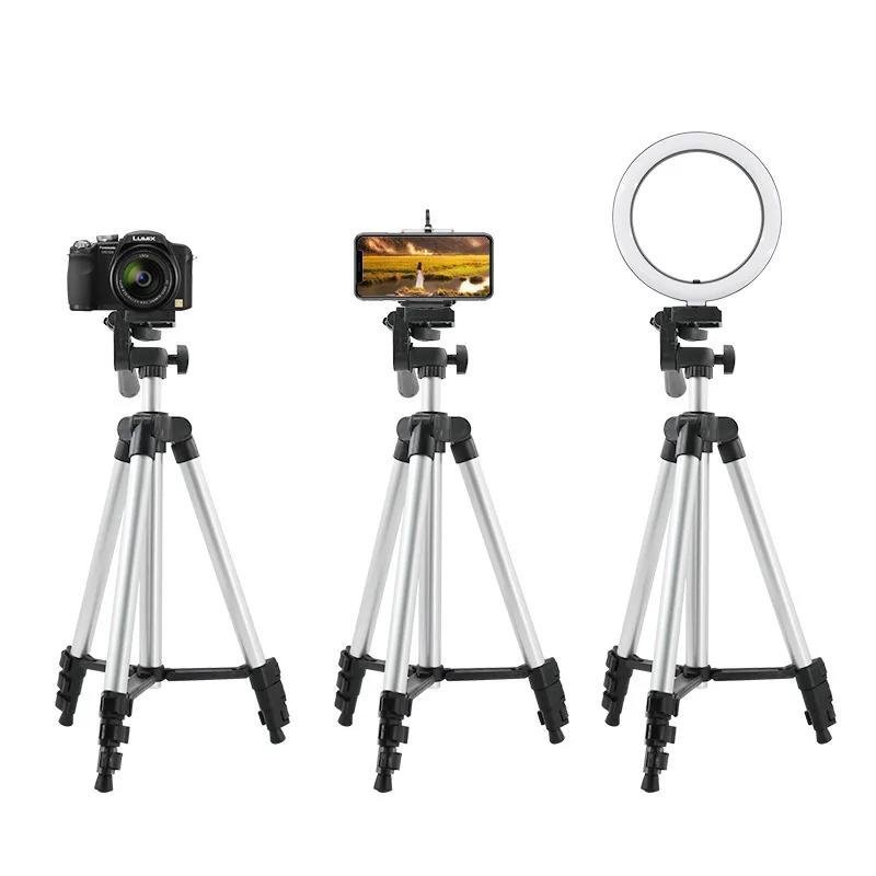 NA-3120 Phone Tripod Stand 40inch Universal Photography for Gopro iPhone Samsung Xiaomi Huawei Phone Aluminum Travel Tripode Par