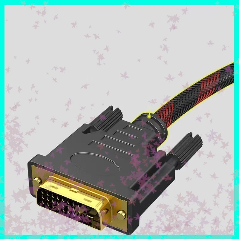 Фото Высокоскоростной 1,5 м 1080p DVI к DVI 24 + 1 штекер, высокоскоростной золотой кабель «папа-папа», проекторный кабель, подключение компьютерного сигнала E3 №4