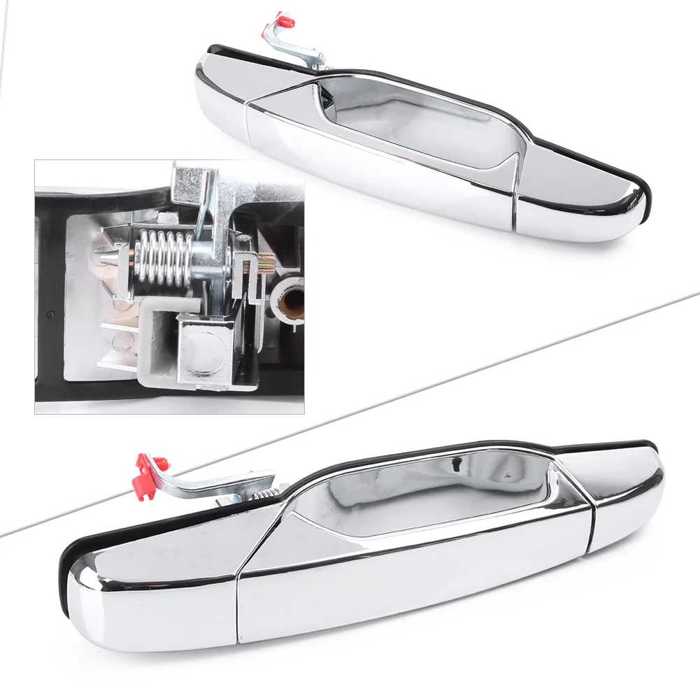 Хромированная передняя задняя левая и правая внешняя ручка двери автомобиля для
