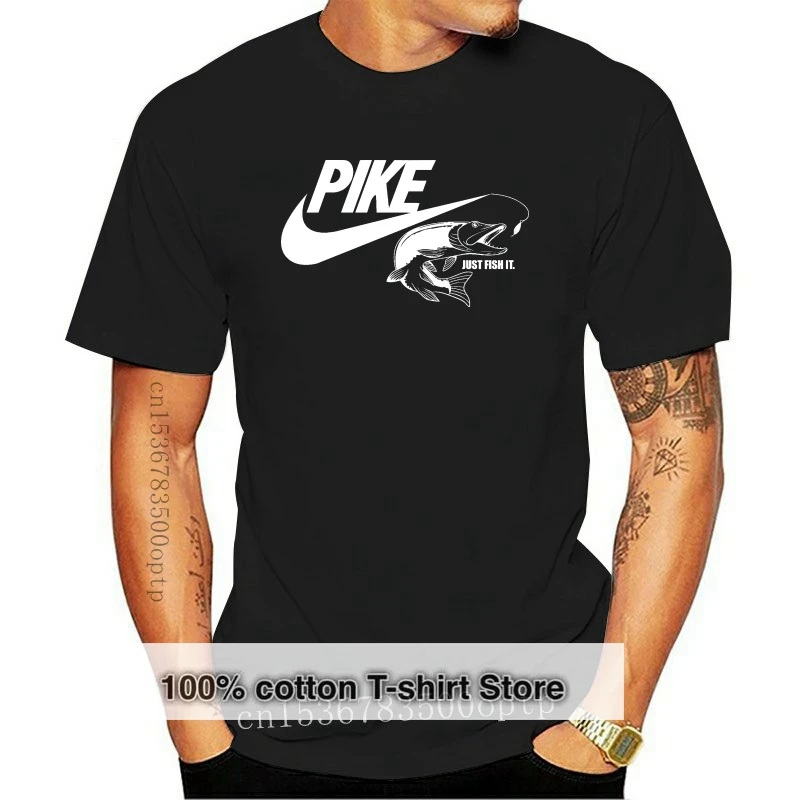 

Pike Fish Fisherman Angler T-Shirt New T Shirts Funny Tops Tee New Unisex Funny High Quality free shippingCool Casual