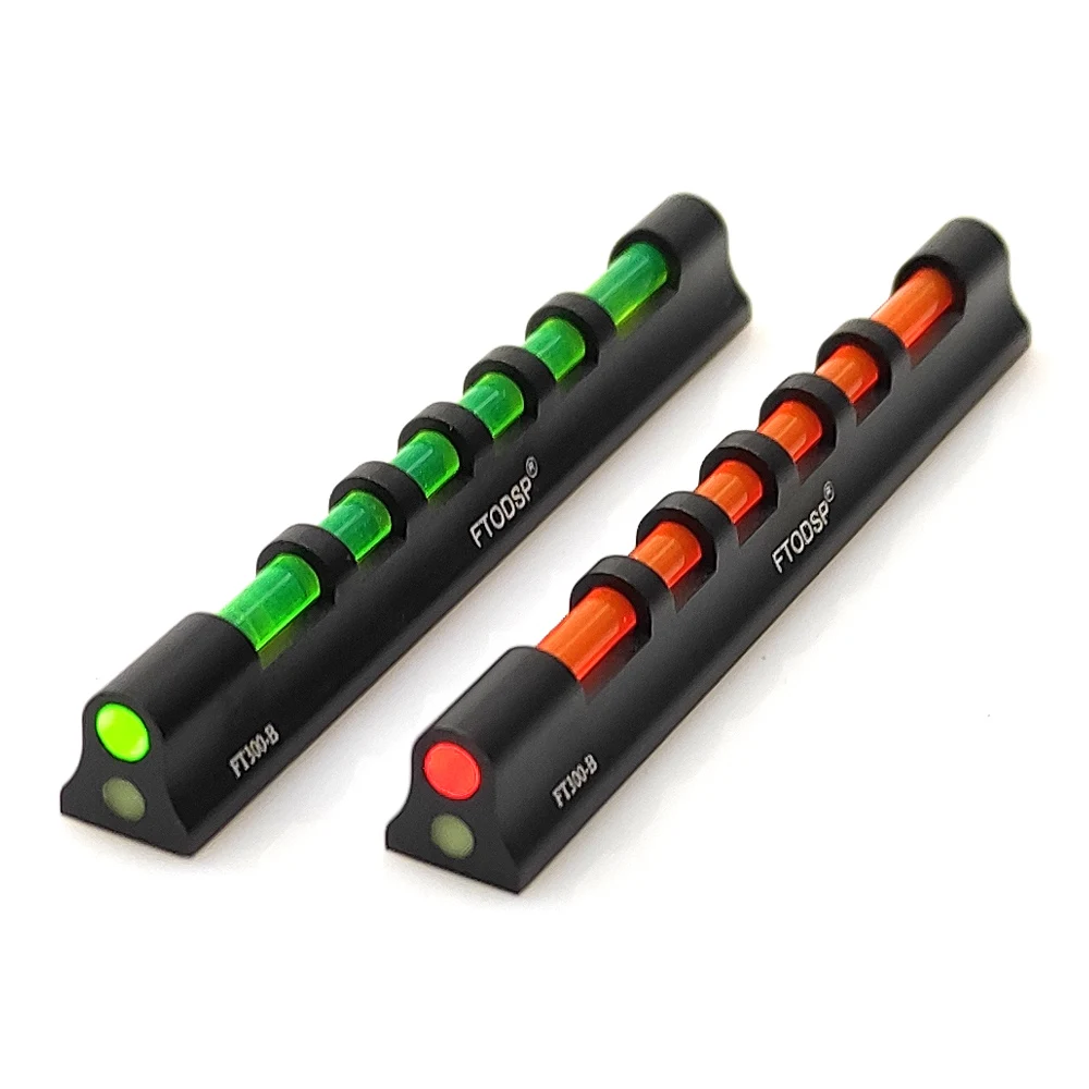 FTODSP Shotgun ночное видение волоконно-оптический прицел зеленые и красные передние