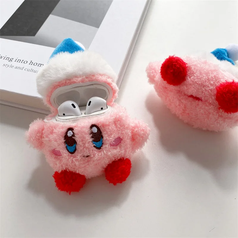 

Plush Blue Hat Pink Ball 2021 AirPods 3 Case Apple AirPods 2 Case Cover AirPods Pro Case IPhone Earbuds Accessories AirPod Case