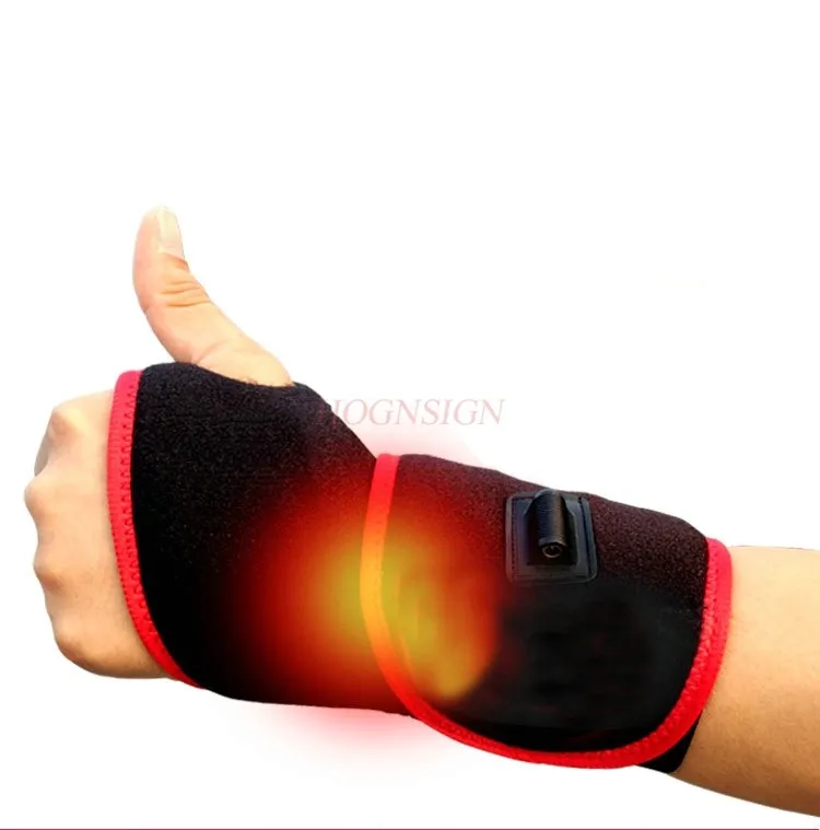 

Electric heating medical usb hot compress wrist guard hair heating moxibustion men and women sports sprain tendon sheath warm
