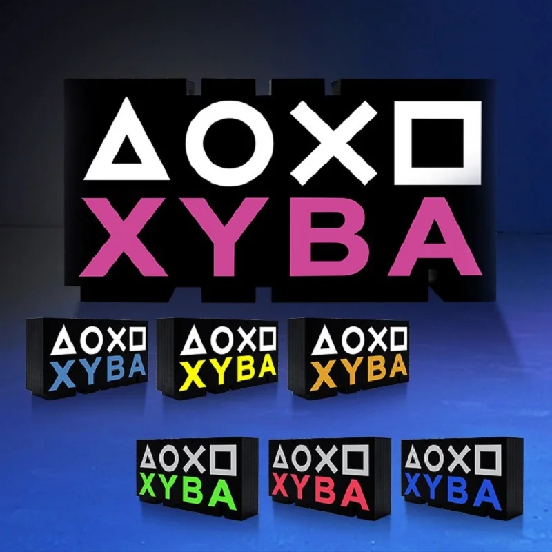 Для PS5 PS4 Xbox X знак Голосовое управление икона игры свет акриловая атмосфера