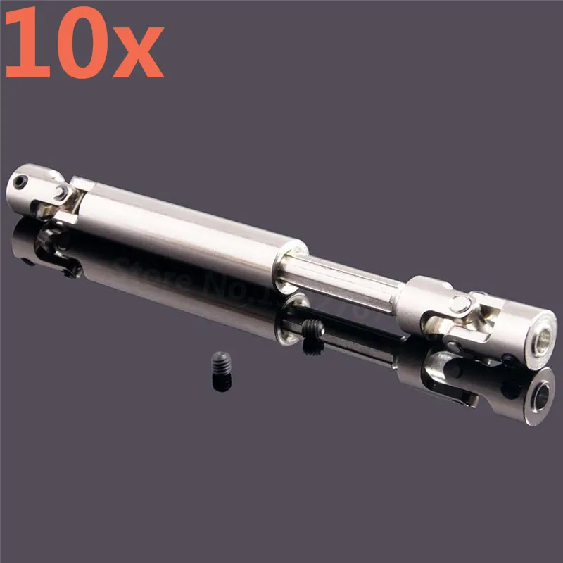 10 шт. гусеничный SCX10 RC универсальный приводной вал из нержавеющей стали с винтами