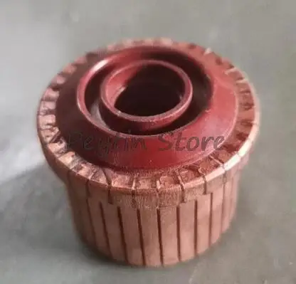 

10Pcs 10x25.2(29.6)x34mm Groove Type Copper Bars Electric Motor Commutator