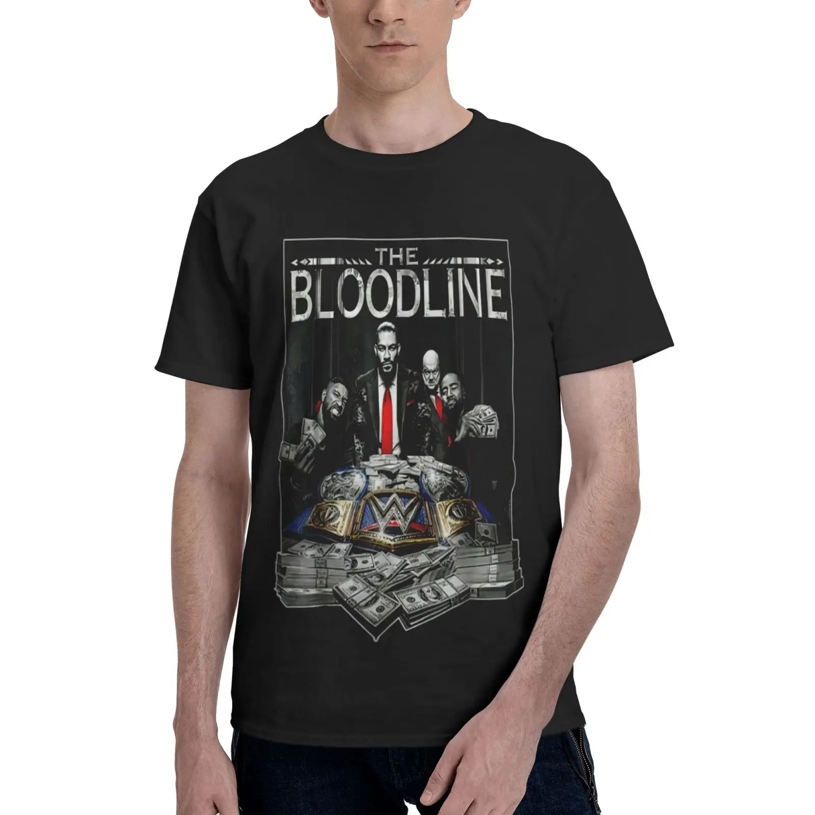 

Футболка унисекс оверсайз, с рисунком из сериала «The Bloody Line We The Onest»