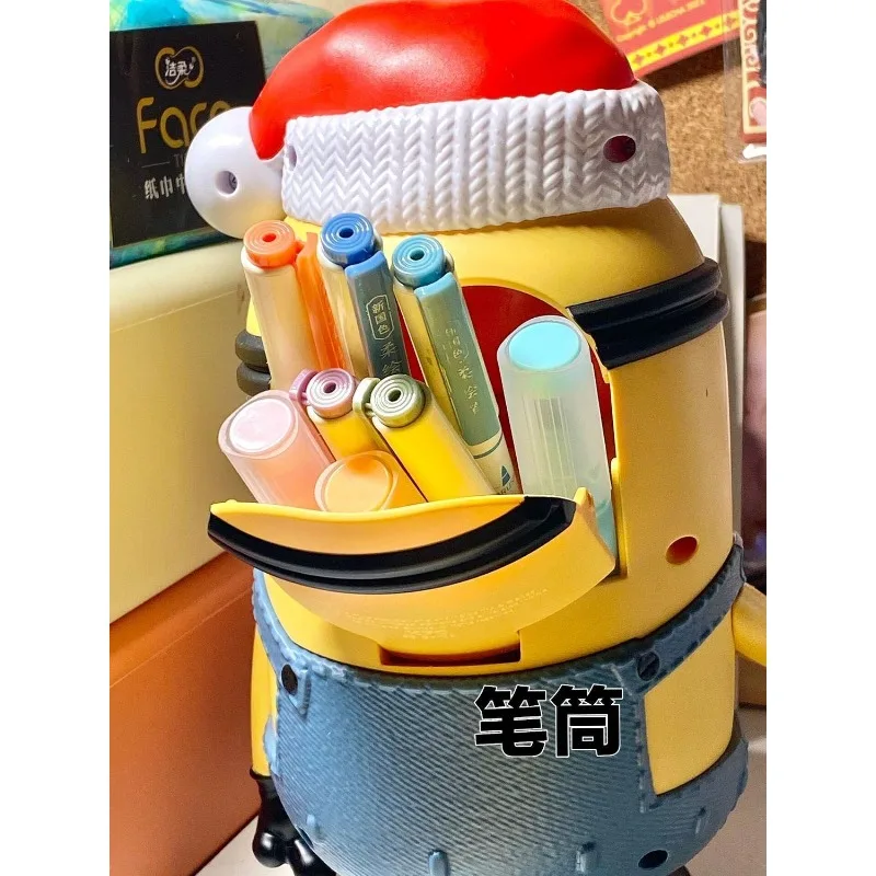 Подлинная фигурка Minionqas ведро для хранения кукла Гадкий я украшения аксессуары