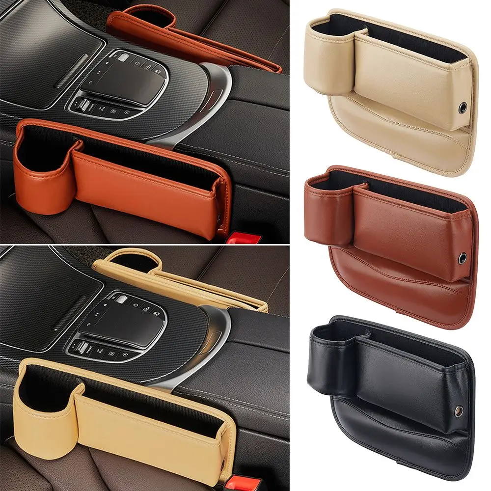 

Car Seat Gap Catcher Filler Storage Box Cup Holder Multi-function Phone Wallet Organizer Auto Parts