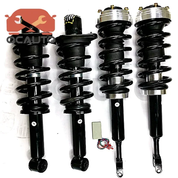 

4PCS Coil Spring Conversion Kit Air Suspension Strut W/EDM for Audi A6 C5 4B Allroad Quattro 1999-2006 4Z7413031A 4Z7616052A
