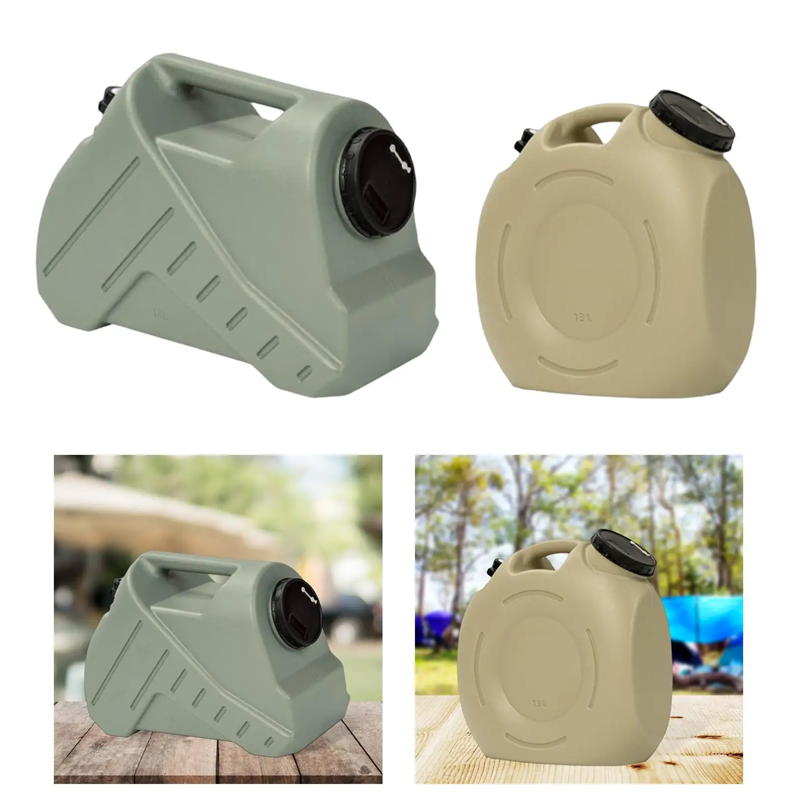 

Camping Water Storage Jug with Spigot Water Jug Water Container Canister for Tourism Outside Activities Picnic BBQ Survival