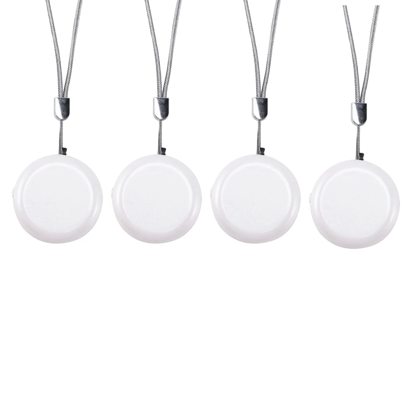 

4X Personal Wearable Air Purifier Necklace Mini Portable Air Freshner Ionizer Negative Ion Generator White