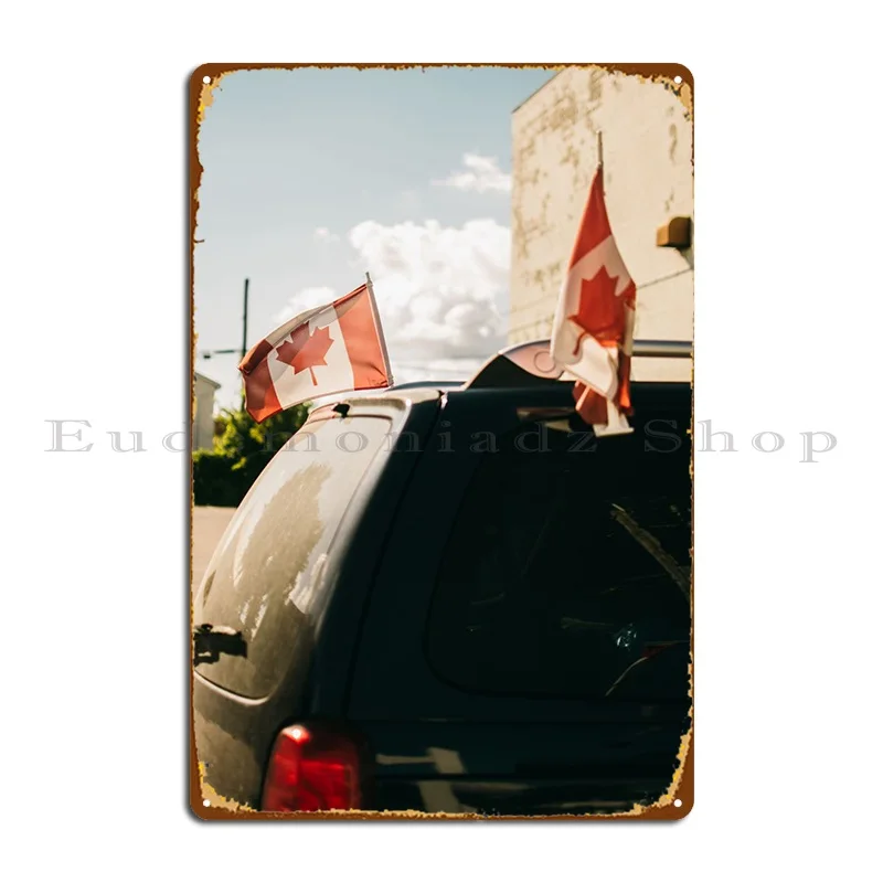 

Canadian Car Metal Sign Rusty Designing Classic Cinema Garage Tin Sign Poster
