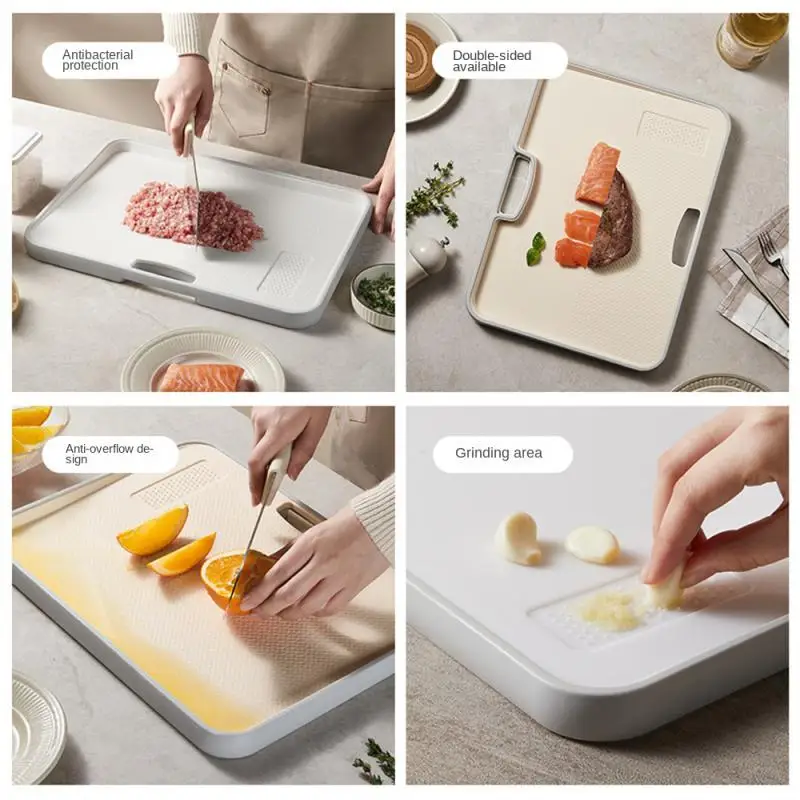

Kitchen Supplies Chopping Board Chopping Board Household Multifunctional Mildew-proof Antibacterial Double-sided Chopping Board