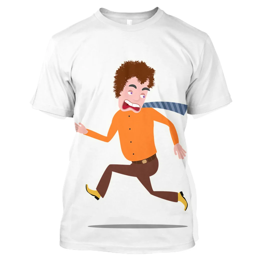 

Jumeast 3D Graphic Tees Oversized Running Printed Men T Shirt Sweats Gym Fitness Sportswear Quick Dry Quackity Workout Jogging