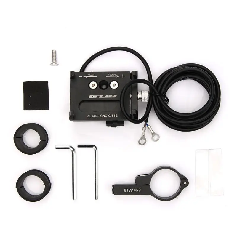 

Водонепроницаемый мотоциклетный держатель для сотового телефона 634A 12 В из алюминиевого сплава для телефона 4-6, 7 дюймов, прочный держатель для смартфона