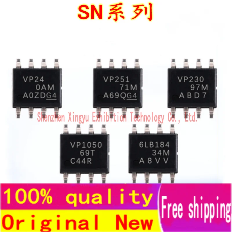 

5PCS SN65HVD230DR SN65LBC184 SN65HVD251 SN65HVD1050D SN65HVD24DR imported original TI chip CAN bus transceiver connector SOP8