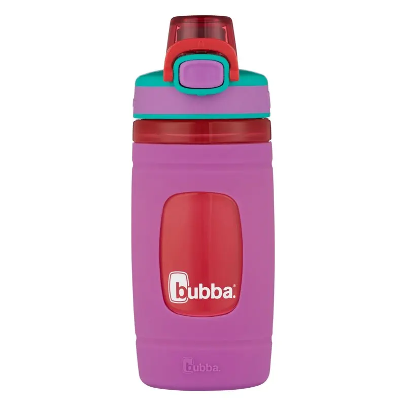 

Lively 16 oz Mixed Berry and Watermelon Plastic Water Bottle with Wide Mouth Lid for Kids Enjoyment