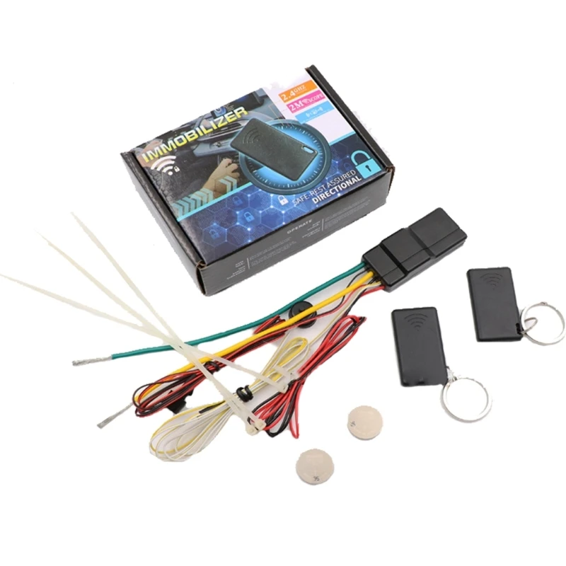 

Автомобильная сигнализация 2.4G Безопасность замка двигателя для защиты Заблокированное зажигание Anti-t