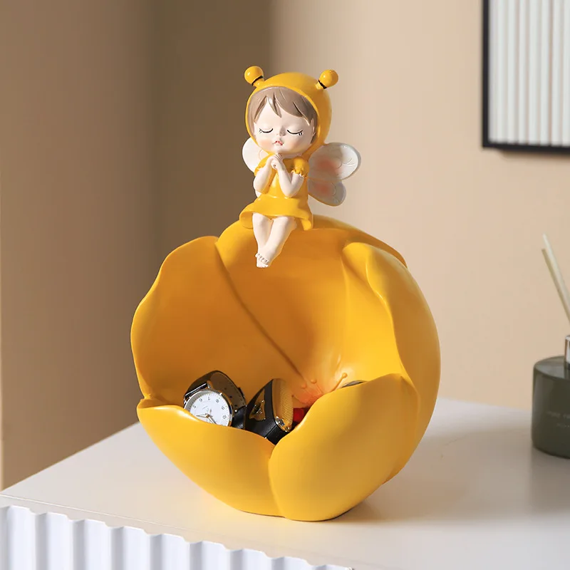 

Flower fairy entry porch key storage ornaments resin crafts living room home decoration luxury creative wholesale