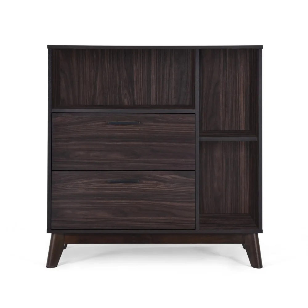 

Noble House Ayres 2 Drawer Cabinet, Walnut