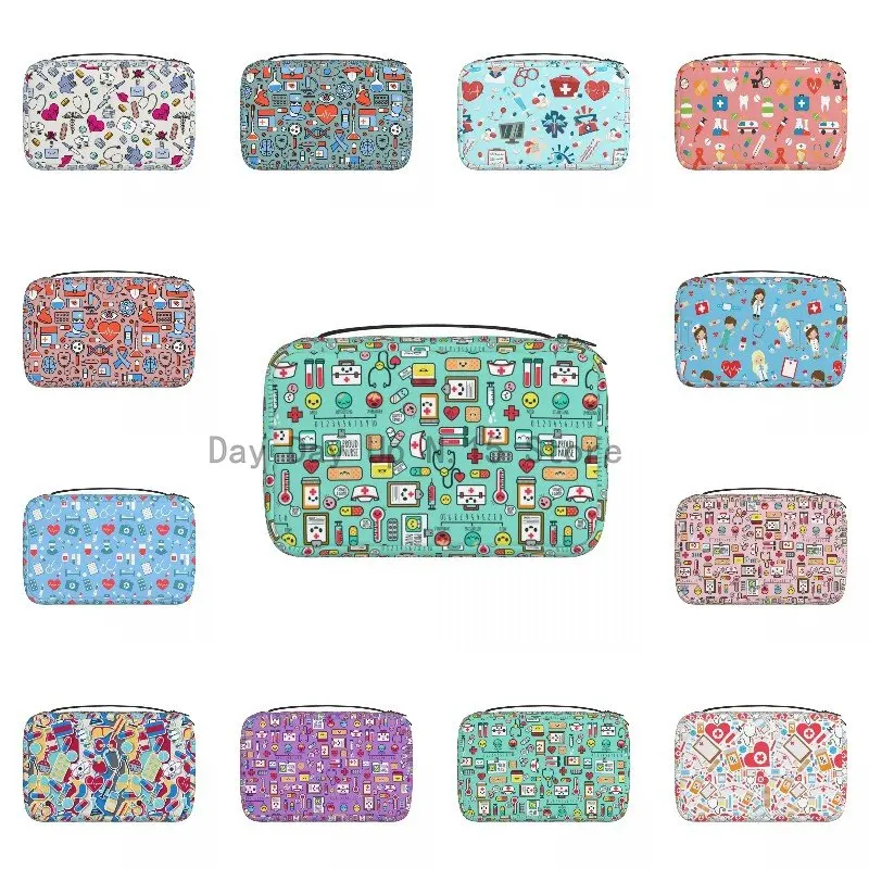 

Proud To Be A Nurse Cosmetic Bag for Women Health Care Nursing Makeup Toiletry Organizer Ladies Beauty Storage Dopp Kit