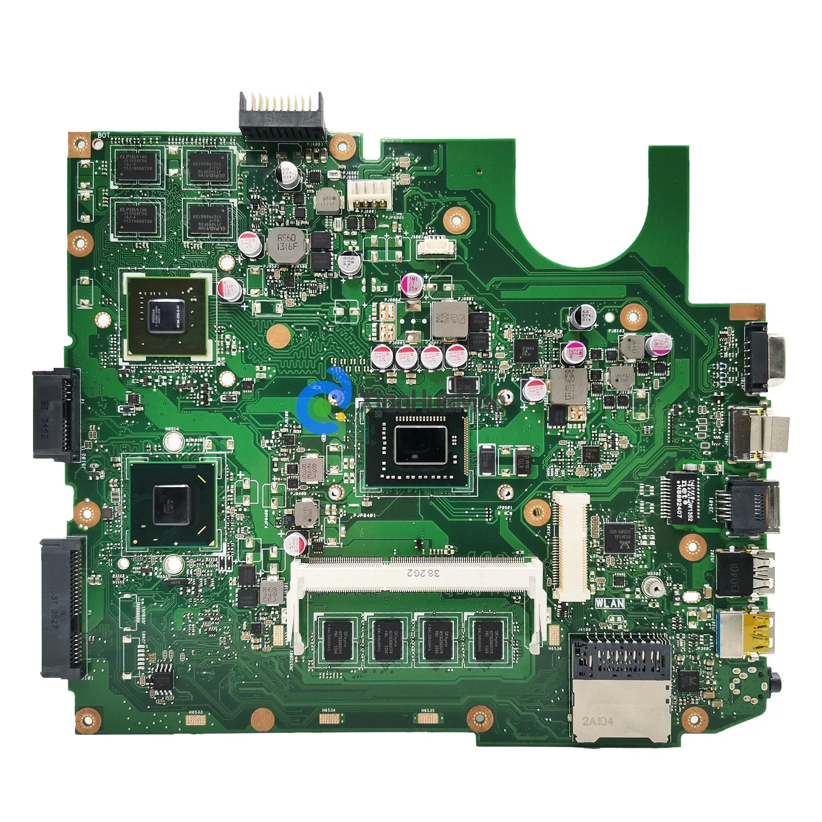 X45VD с 2G 4 ГБ ОЗУ GT610M-V1G GPU Notebok материнская плата для ASUS X45V X45E ноутбука