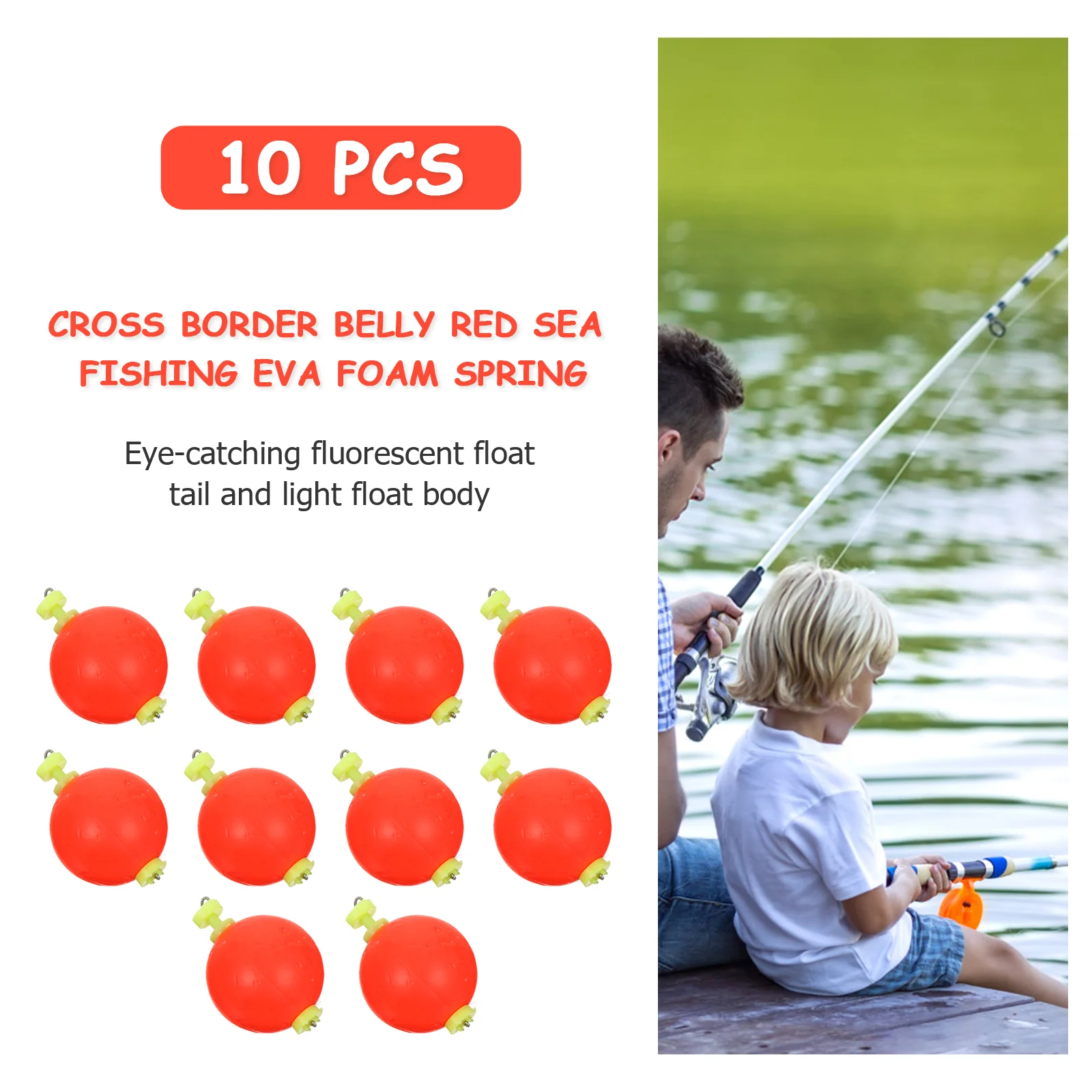 10 шт. поплавковые уличные крючки для подвешивания на открытом воздухе аксессуары