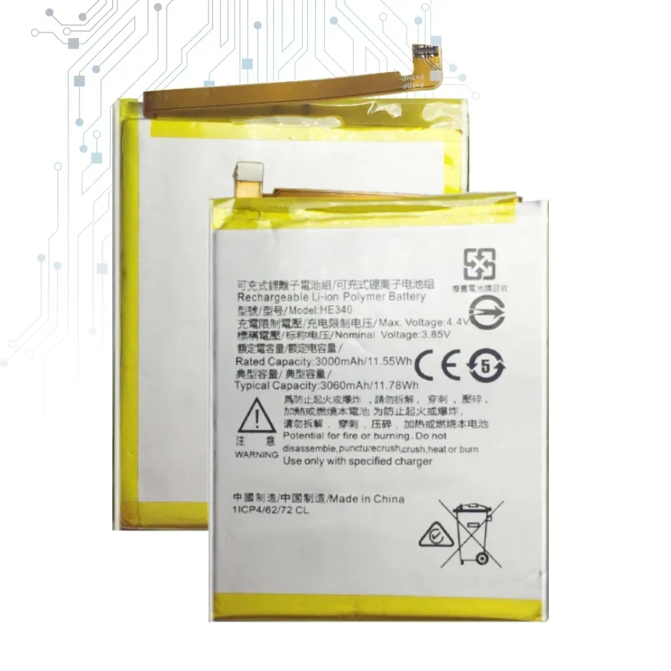 Аккумулятор для Nokia 7 .1 X6 2018 6 1/5 1 Plus TA-1100 TA-1096 TA-1095 TA-1085 HE340 3060 мАч