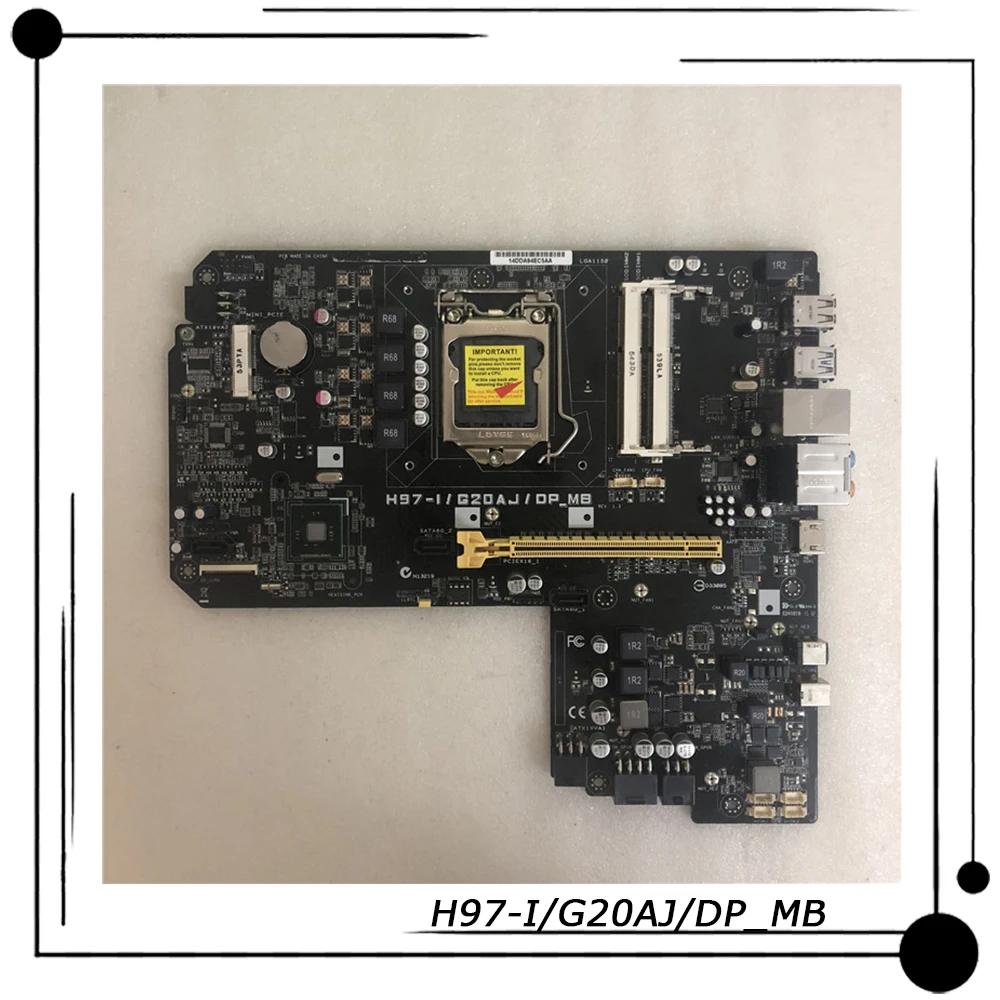 

H97-I/G20AJ/DP_MB For ASUS Desktop Mini-ITX Motherboard Intel H97 LGA 1150 DDR3 High Quality Fully Tested Fast Ship