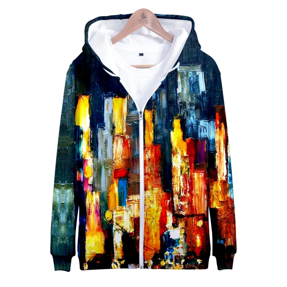

Rendering Zipper Hoodie Unique Sweatshirt Harajuku Clothes Streetwear Hoody New Casual Pullover Fashion Zipper Sweatshirt 2021