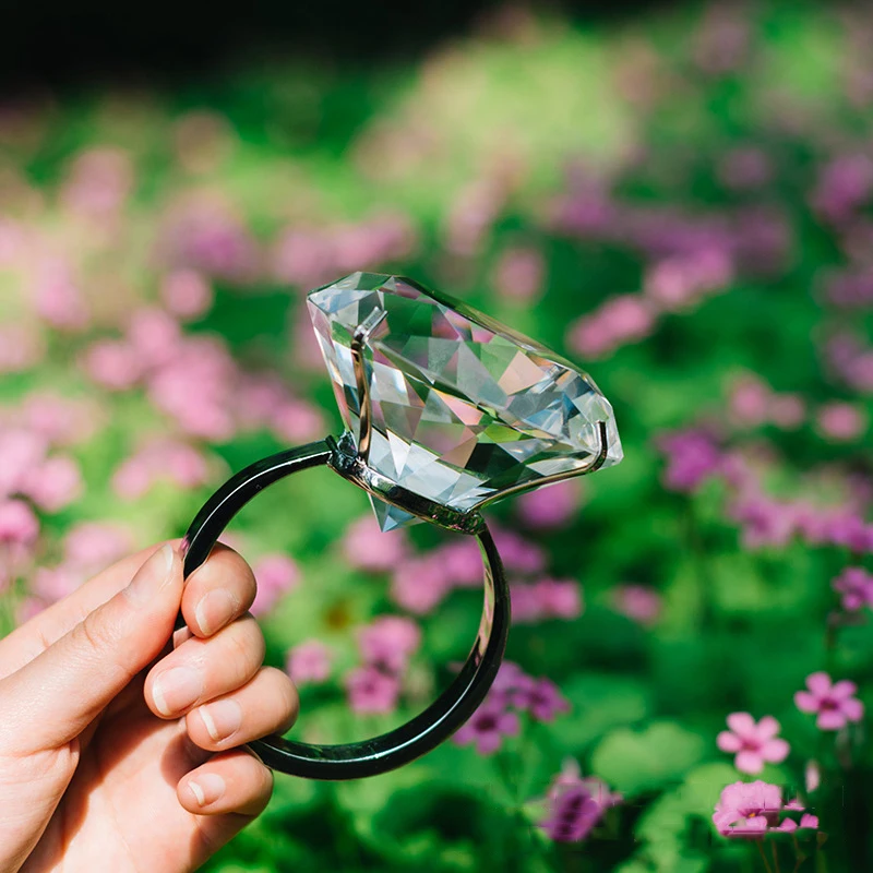 

G30 Optical Prism Crystal Glass Diamond Jewelry Crystal Crafts 4cm Transparent Color Children's Gift Faceted Prism crystal gift