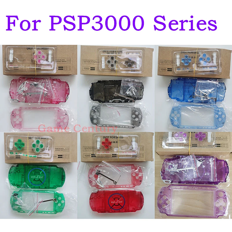 Бесплатная доставка Кристальные цвета для PSP 3000 3008 чехол игровой консоли Сменный