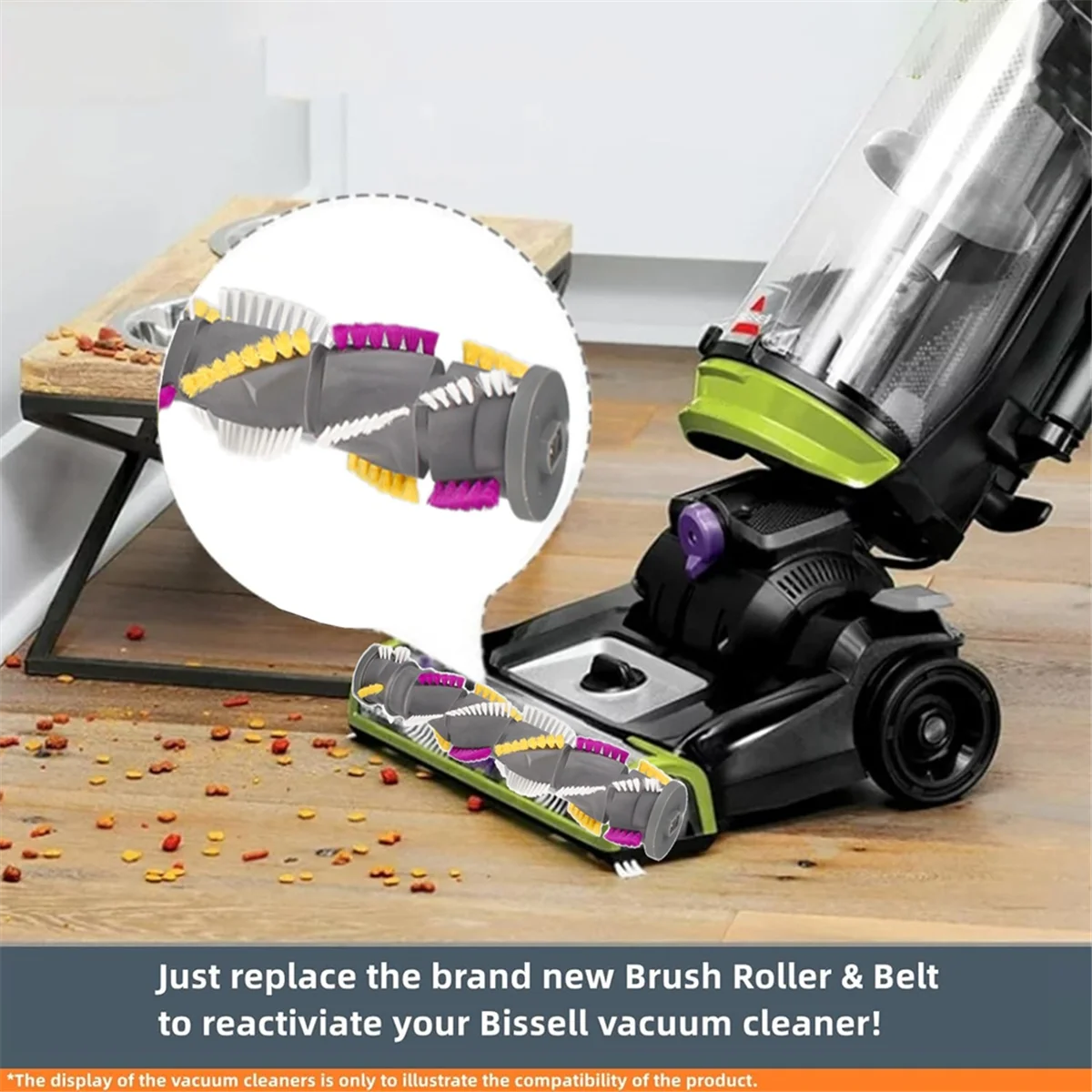 Замена щеткового ролика для пылесоса Crosswave 2252 2253 2254 22543 2255 2256 2258 2489 24899 1327 1333