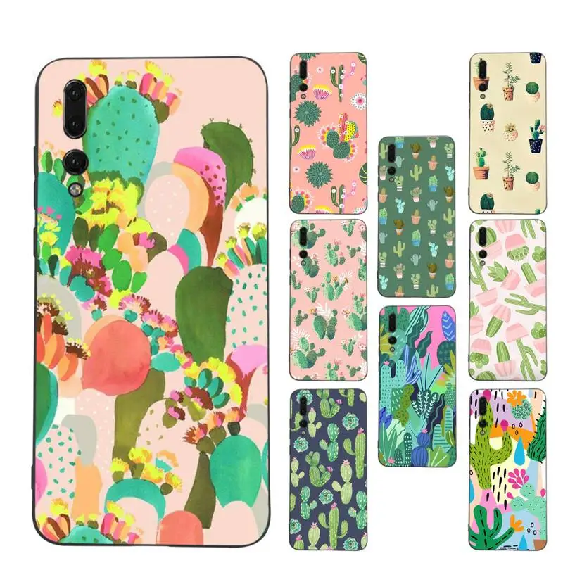 

Lovely Cactus Phone Case for Huawei Honor 10 i 8X C 5A 20 9 10 30 lite pro Voew 10 20 V30
